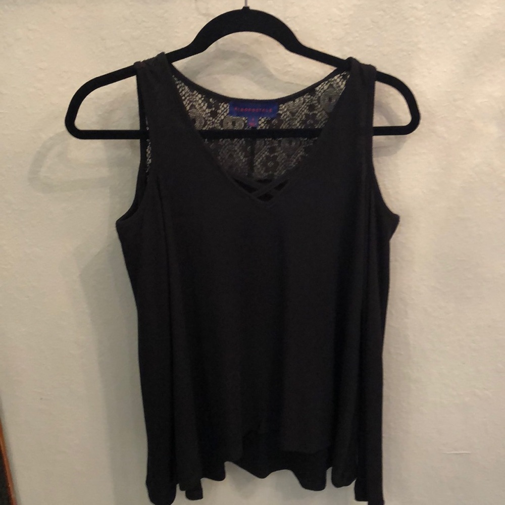 Black Coldshoulder Women’s Top